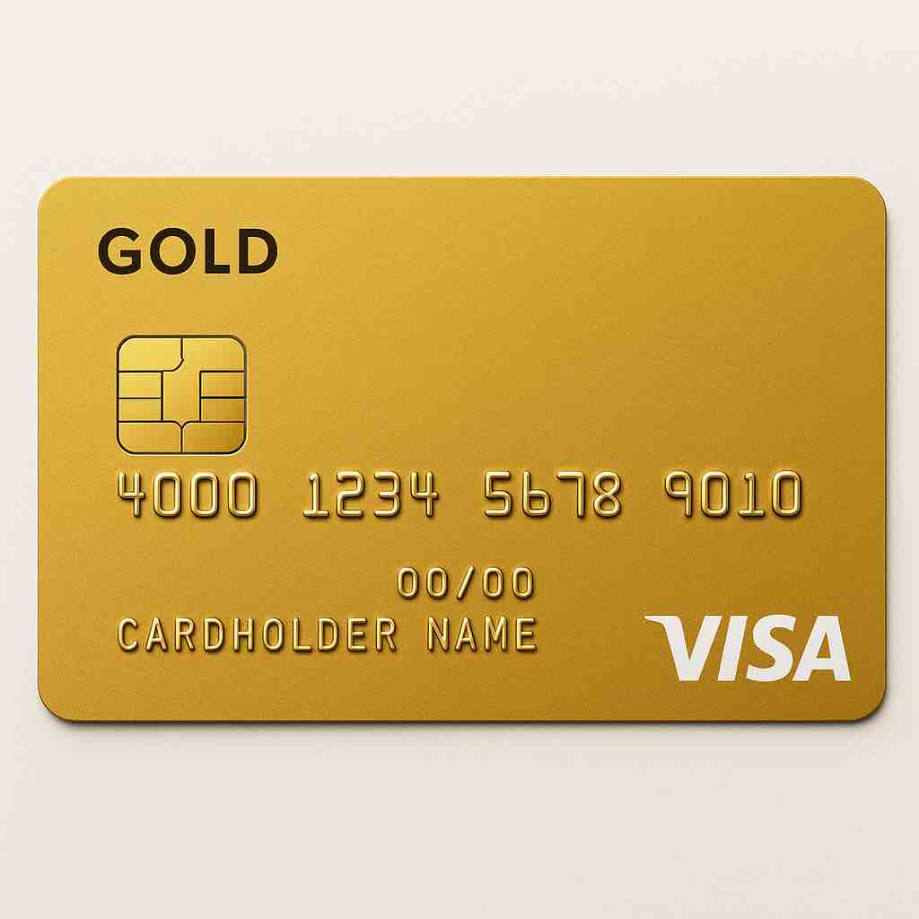 Yescard Visa Gold – 299,99 € | Retrait 2×1 150 €/jour | Plafond 16 000 €